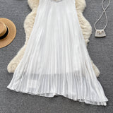 Sexy Halter Ruffles Dress Summer Women Holiday Dress HZ1022