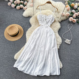 Sexy Spaghetti Straps Hot Backless Beach Dress Women Holiday Dress HZ1022