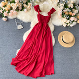 Sexy Straps Summer Summer Dress Women Holiday Dress HZ1022