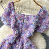 Cute Floral Summer Women Dress HZ1022