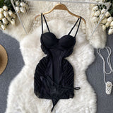 Sexy spaghetti straps summer tight dress women's dress HZ1022