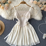 Cute A line Spaghetti Straps Short Dress Women Dress HZ1022