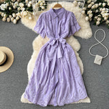 A line lace dress women's dress HZ1022
