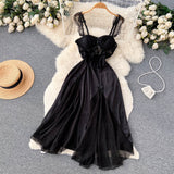 Sexy Spaghetti Straps Hot Lace Dress Women Holiday Dress HZ1022