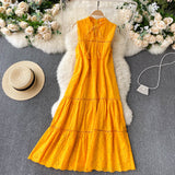 Cute bohemia vacations women's dress HZ1022