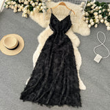Cute A line Sleeveless Tassel Dress Beach Summer Holiday Dress HZ1022