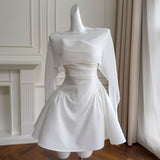 Black And White Dress Body Sexy Temperament Waist Sling Skirt Mesh Two Sets Of Women 69619 + 69661