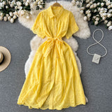 A line lace dress women's dress HZ1022