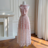 Qtevry Lila 2025 Autumn And Winter New Sleeveless Temperament To Close The Waist Thin Temperament Heavy Industrial Dress Dress Dress Dress 69427