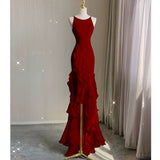 Vintage High Low White Chiffon Wedding Dresses HZ1022