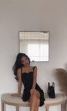 Simple A line Straps 18th Birthday Dresses Black Birthday Outfits HZ1022