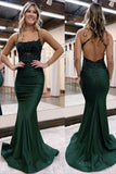 Mermaid Emerald Green Prom Dress Long Prom Dresses HZ1022