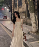 Modest A line White Straps Birthday Dresses 22th Birthday Outfit HZ1022