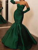 Mermaid / Trumpet Evening Gown Elegant Dress Wedding Guest Engagement Floor Length Prom Dress HZ1022