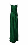 Elegant Mermaid Spaghetti Straps Green Prom Dresses HZ1022
