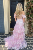 Sweet Tulle Prom Dresses Ruffles Pleated Pink Birthday Outfit HZ1022