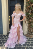 Sweet Tulle Prom Dresses Ruffles Pleated Pink Birthday Outfit HZ1022
