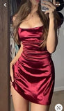 Simple Sheath Burgundy 18th Birthday Dresses Birthday Outfits HZ1022