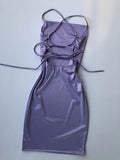 Simple Sheath Silk Satin 18th Birthday Dresses Birthday Outfits HZ1022