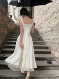 A Line Square Neck Prom Dress Elegant Evening Gown HZ1022