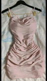 Sexy Sheath Pink 16th Birthday Dresses Birthday Outfits HZ1022