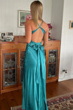 Sexy Mermaid V neckline Long Prom Dress HZ1022