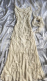 Sexy Sheath Straps Chiffon champagne Long Prom Dresses HZ1022