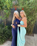 Sexy Sheath Long Prom Dresses 22th Birthday Outfit HZ1022