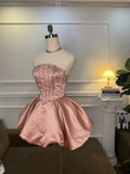 Chic Pink Homecoming Dresses 18th Birthday Outfits HZ1022