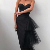 Simple Sheath Sweetheart Pink Long Prom Dresses HZ1022