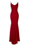 Straps Burgundy Long Prom Dresses For Teens HZ1022