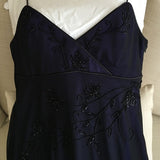 Sexy Mermaid Prom Gown With Straps Navy Blue Prom Dresses HZ1022