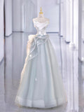 Fairy A line Sweethart Long Tulle Prom Dresses 22th Birthday Outfit HZ1022