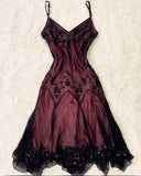 Vintage A line Straps Dark Pink Prom Dresses 22th Birthday Outfit HZ1022