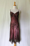 Vintage A line Straps Dark Pink Prom Dresses 22th Birthday Outfit HZ1022
