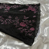 Vintage A line Straps Black Lace Prom Dresses 22th Birthday Outfit HZ1022