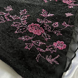 Vintage A line Straps Black Lace Prom Dresses 22th Birthday Outfit HZ1022