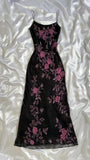 Vintage A line Straps Black Lace Prom Dresses 22th Birthday Outfit HZ1022
