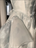 Sexy High Low Straps Blue Prom Dresses 21th Birthday Outfit HZ1022