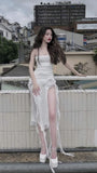 Sexy High Low Strapless White Prom Dresses 21th Birthday Outfit HZ1022