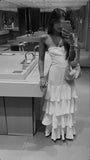 Elegant A line Strapless Long White Tiered Prom Dress 21th Birthday Outfits HZ1022