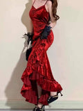 Sexy Sheath Long Burgundy Velvet Prom Dress 21th Birthday Outfits HZ1022