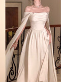 Sexy A Line Long Prom Dresses White 21th Birthday Outfits HZ1022