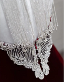 Modest Mermaid Scoop Neckline Burgundy Velvet Long Party Dress Prom Dress HZ1022