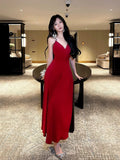 Pretty A Line Spaghetti Straps Red Knee Length Prom Dresses Evening Gowns Birthday Dress HZ1022