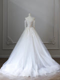 Unique White Elegant Lace Mermaid Wedding Dress HZ1022