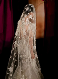 Shiny white mermaid wedding dress with short train HZ1022