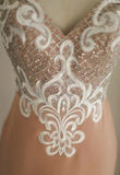 Elegant Pink Slim Fit Fishtail Satin Princess Wedding Dress HZ1022