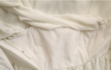 Simple halterneck Roman chiffon flowing wedding dress HZ1022