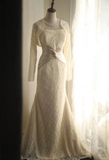 Royal Lace Waist Mermaid Wedding Dress HZ1022